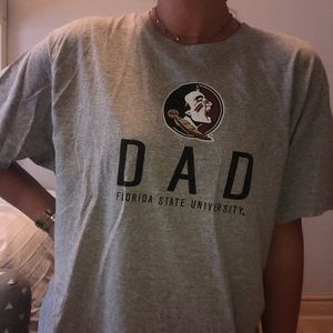 FSU dad oversized tee